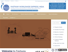 Tablet Screenshot of fastwayindia.com